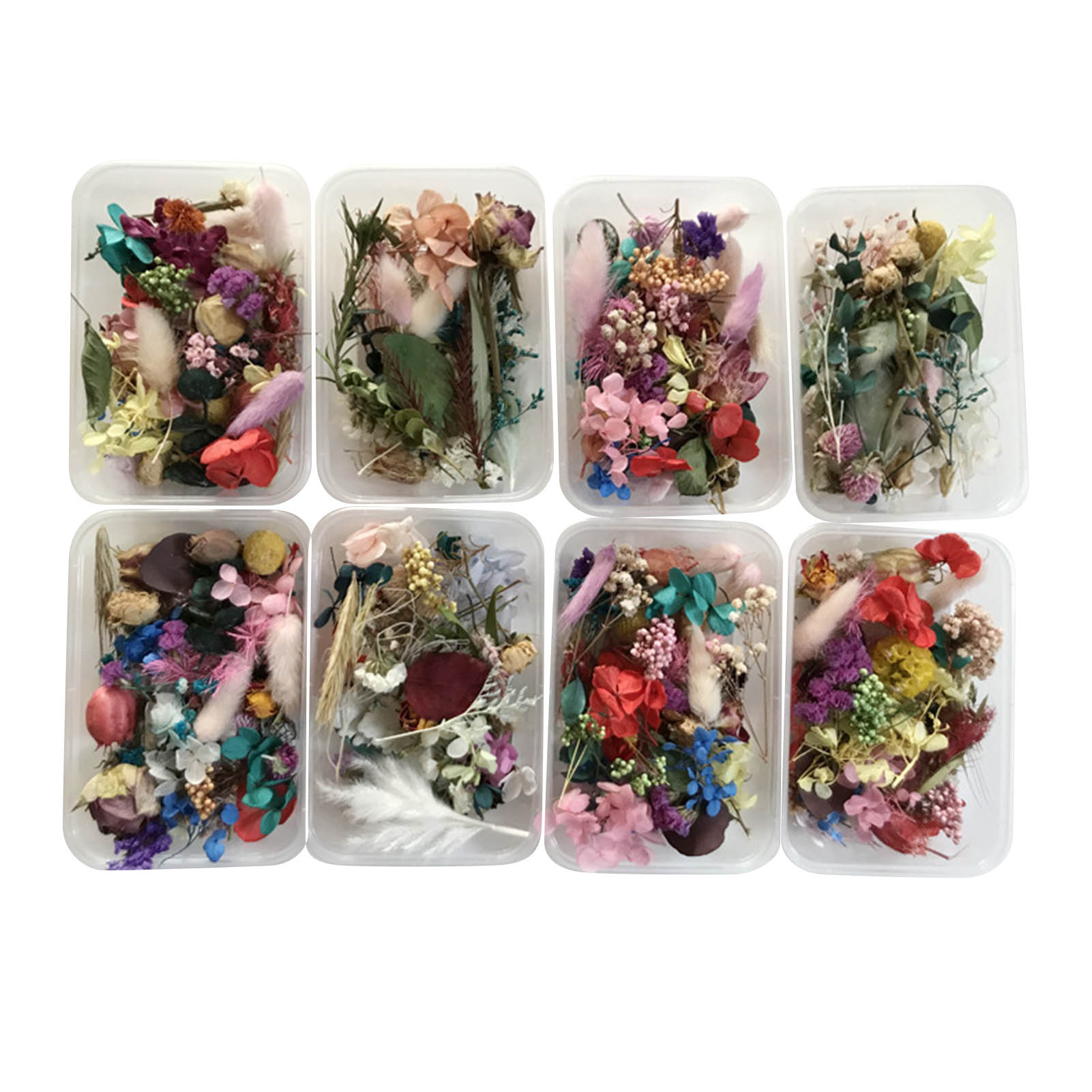 Candle Making Kit Diy - 자연 말린 꽃 키트 누르면 삽화