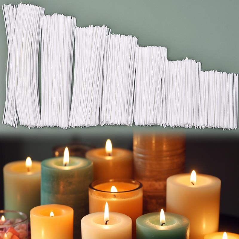 Candle Making Wicks - 왁스 코튼 캔들 심지 세트, 무연