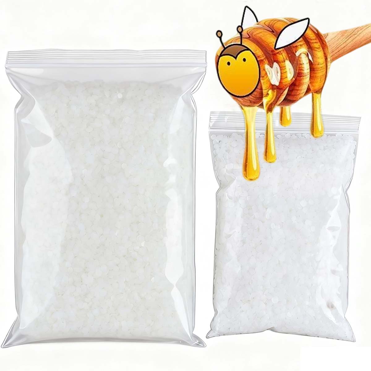 Candle Making Wicks - 200g-1000g 백색 밀랍 순수 천연 과립형