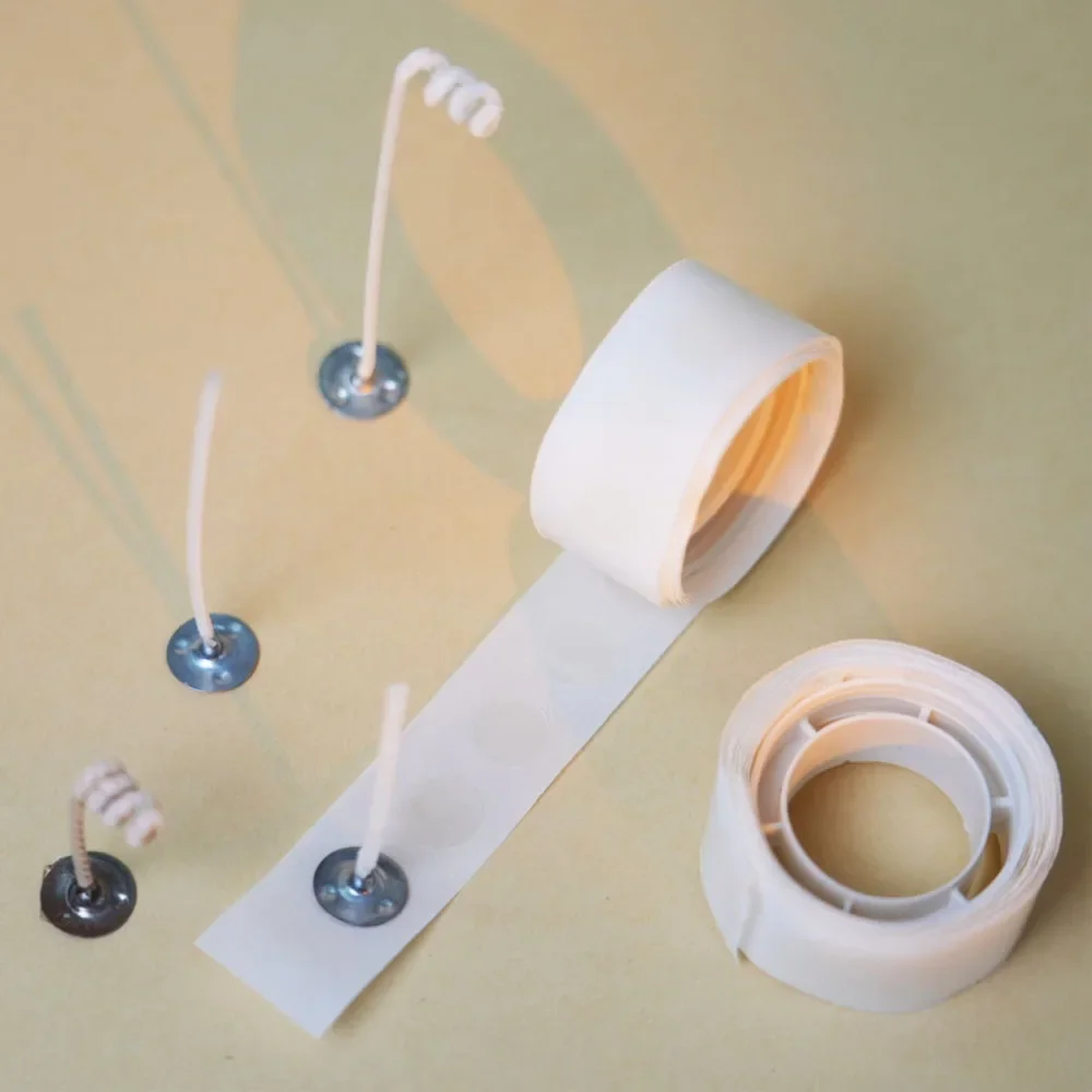 100 도트 롤 캔들 심지 스티커, 양면 접착제 스티커 - Candle Making Wicks 리뷰 및 가격