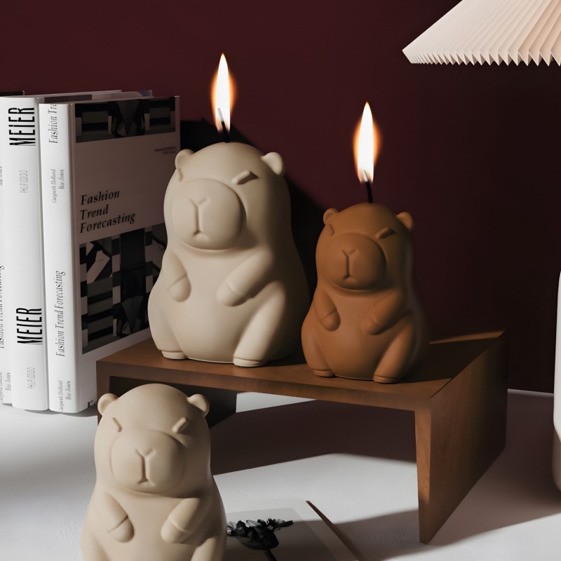 Capybara 푸딩 베이킹 실리콘 금형 DIY 동물  - Candle Making Things 리뷰 및 가격