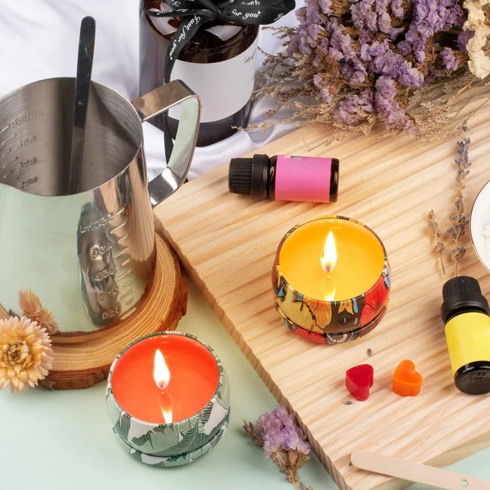 5Pcs 400ml/800ml 왁스 녹는 냄비 양초 만 - Candle Making Temperature 리뷰 및 가격