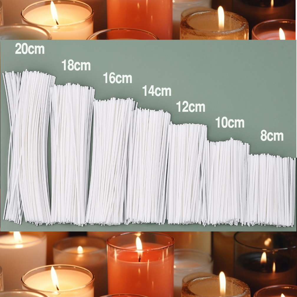 50/100pcs 무연 양초 심지 8-20cm 금속 지 - Candle Making Wicks 리뷰 및 가격