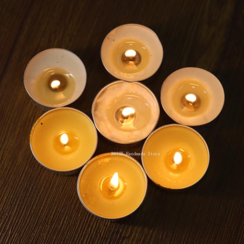 100 심지 100 스티커 포함 빈 차 왁스 원형 알루 - Candle Making Wicks 리뷰 및 가격