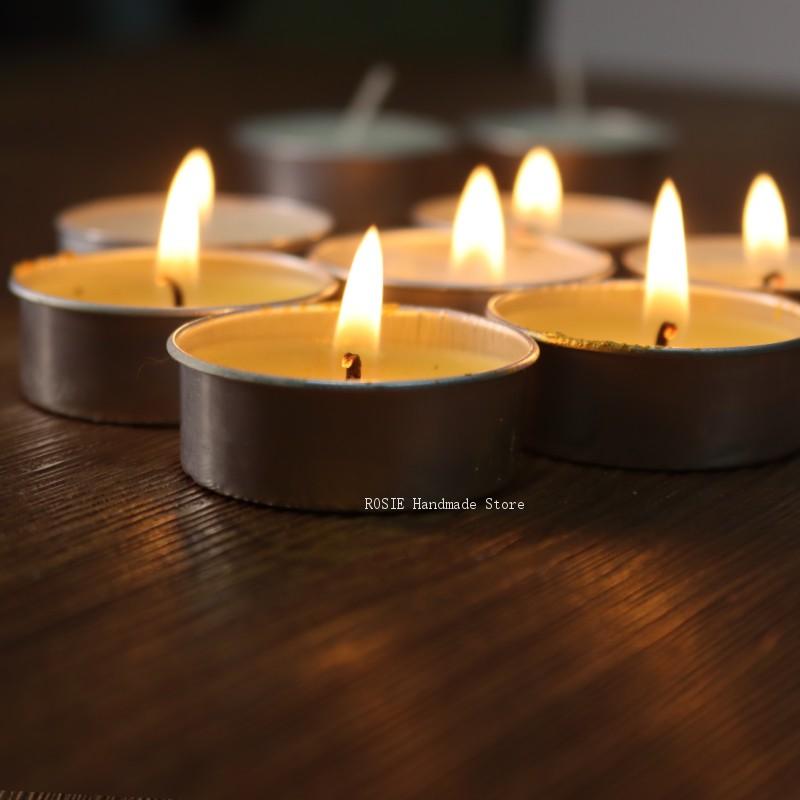 100 심지 100 스티커 포함 빈 차 왁스 원형 알루 - Candle Making Wicks 리뷰 및 가격