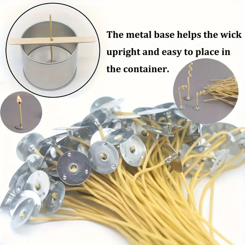 양초 심지 50 PCS 8 인치 대마 양초 심지 유기농 - Candle Making Wicks 리뷰 및 가격