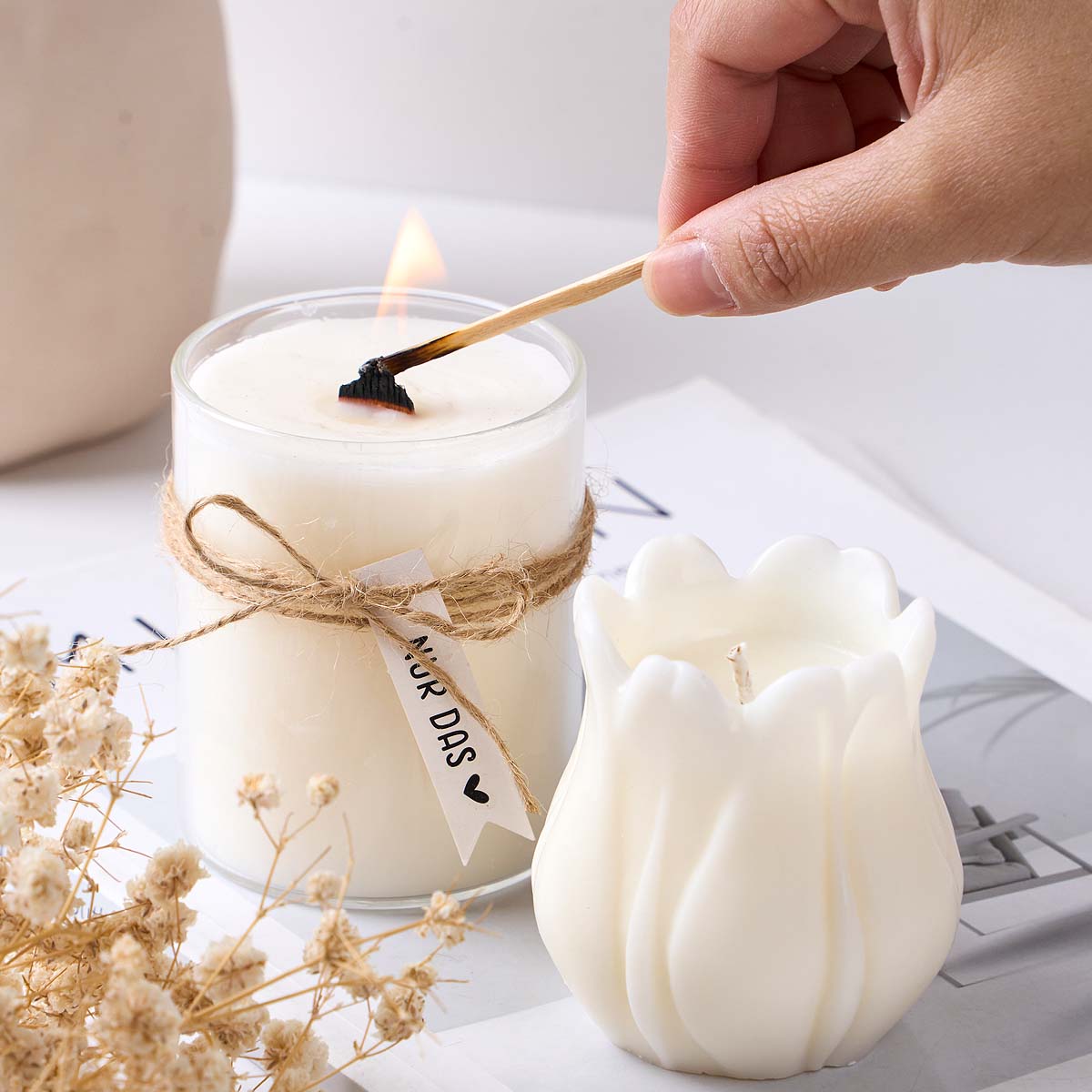 10cm 20cm 무연 양초 심지 세트 DIY 향초 만 - Candle Making Kit Diy 리뷰 및 가격